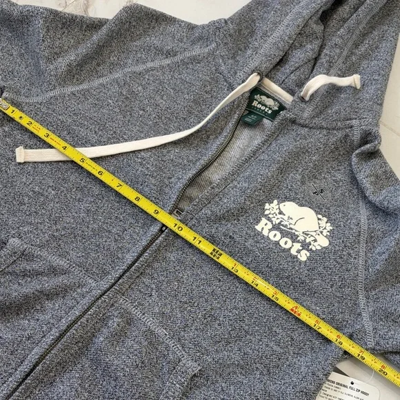 NWT Roots Salt & Pepper Full Zip Hoodie - Picture 11 of 13
